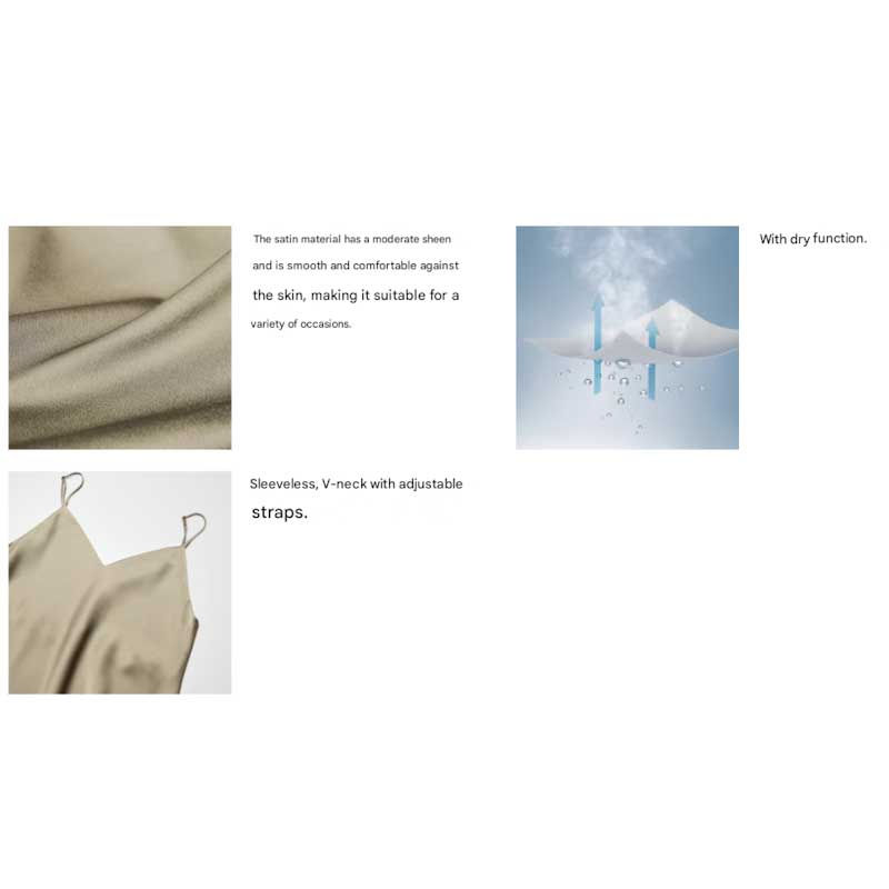 Thumbnail: Uniqlo Satin Camisole Dress