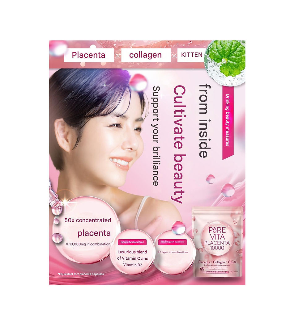 Pure Vita plasenta Nutritional functional foods (50x Concentrated) 30 Day Supply