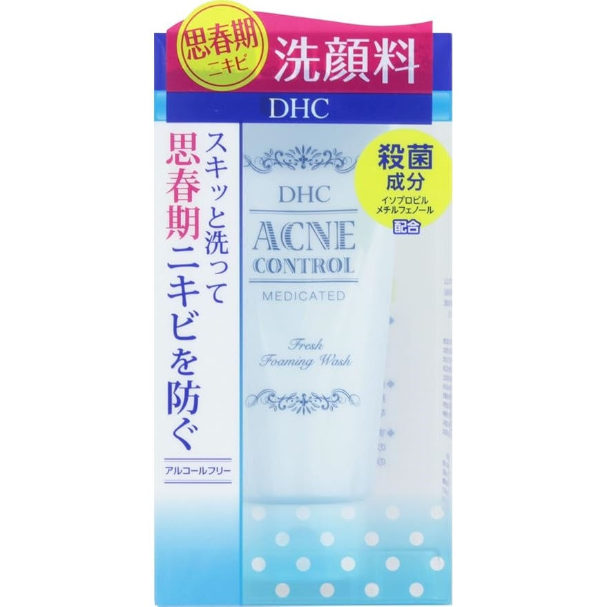 DHC Medicated Acne Control Fresh Foaming Wash, 4.6 oz (130 g)