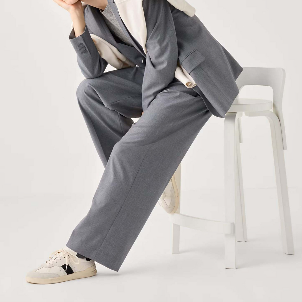 Thumbnail: Uniqlo Tuck Wide Pants 473638 / 483780