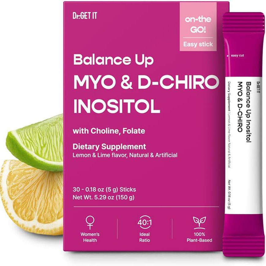 Dr. GET IT Inositol Supplement (Myo & D-Chiro Inositol) – 30 Packets