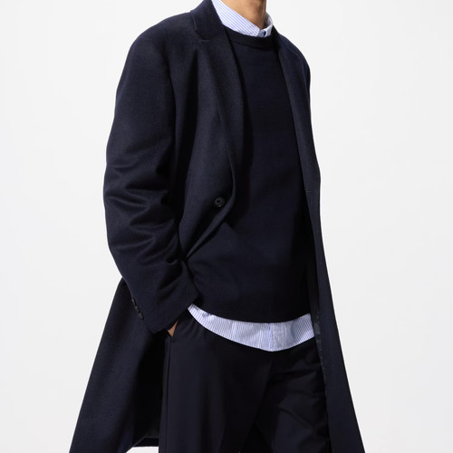 Wool Cashmere Chester Coat 478285 | Japan Shop Fuji