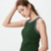 UniQlo Rib Bra Top / American Sleeve – 482198 Japan best brand