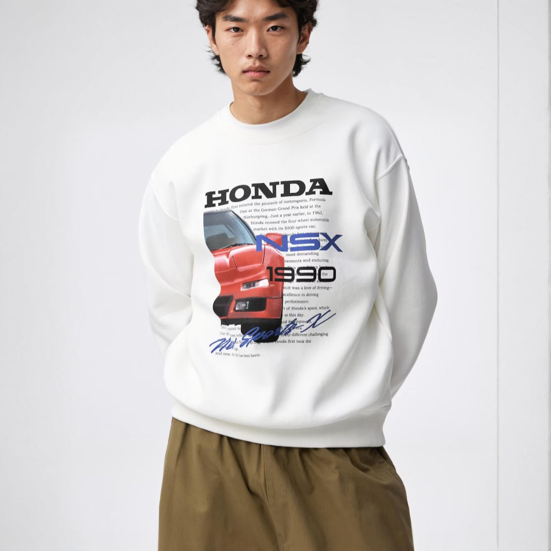 GU Heavyweight Sweat Pullover Honda Japan best brand