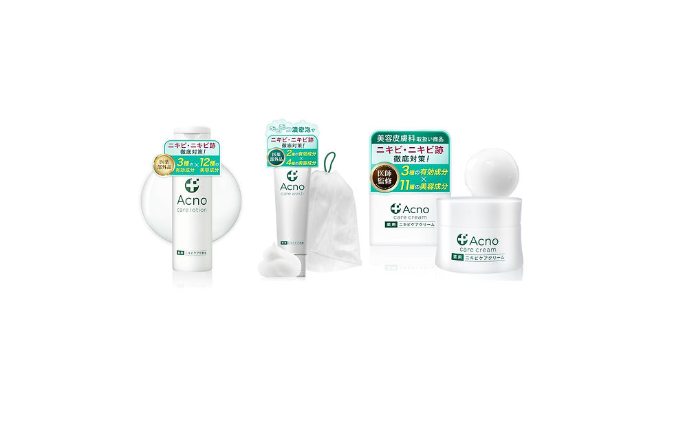 ACNO Acne Care Cream/Lotion/Foam All-in-One Gel for Adult Acne Face, Body