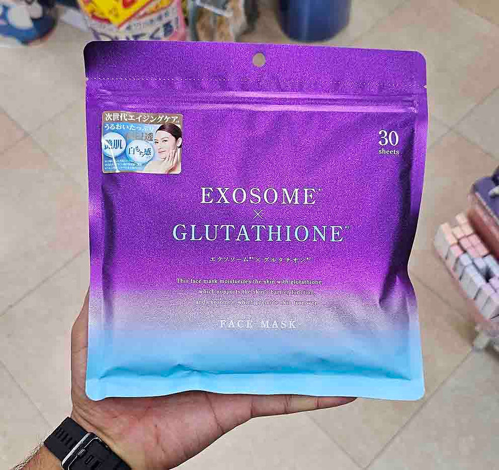 EXOSOME × GLUTATHIONE Face Mask - Advanced Skincare for Radiant Skin