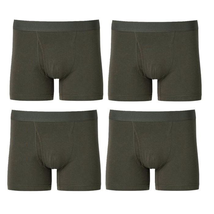 Thumbnail: UniQlo Cotton Boxer Briefs (With Front Opening) 479495