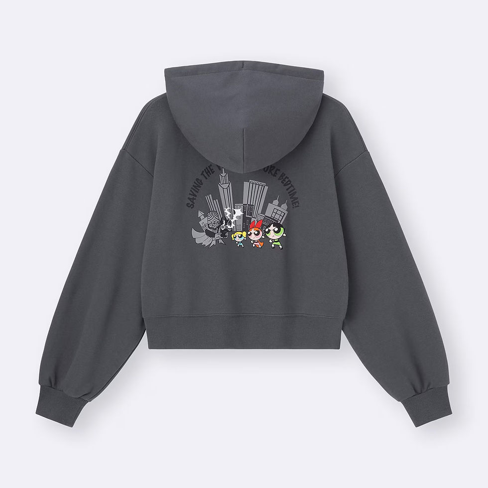 GU Sweat Parka THE POWERPUFF GIRLS 358443