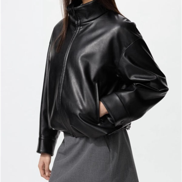 UniQlo Coated Oversized Blouson – BLACK 479196