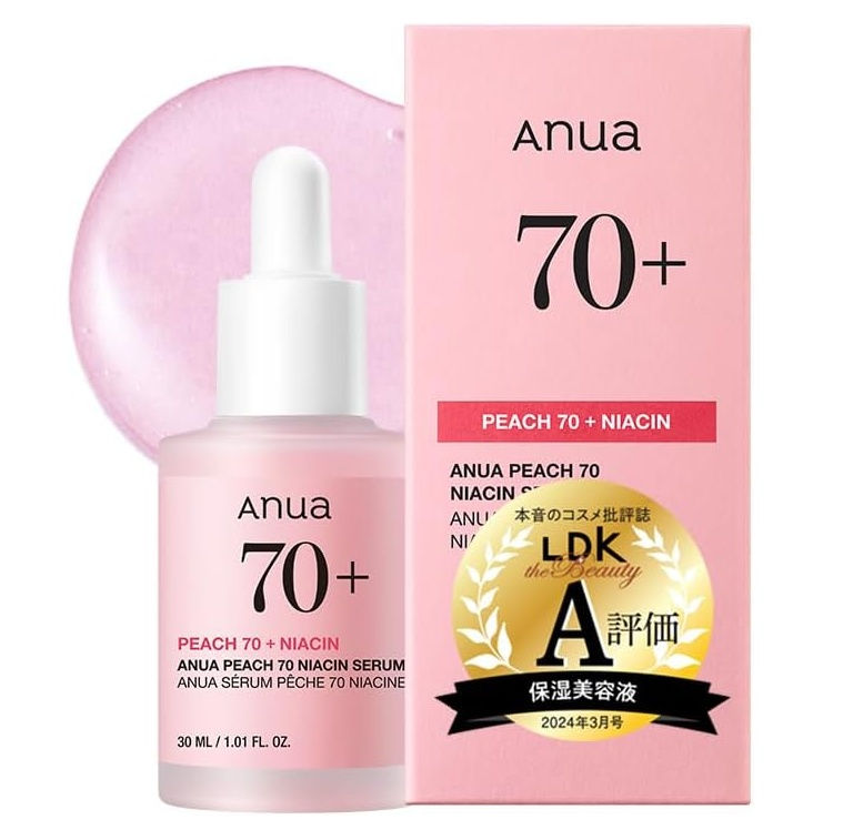 ANUA Peach Niacin Serum 70 30 ml (1.0 fl oz)