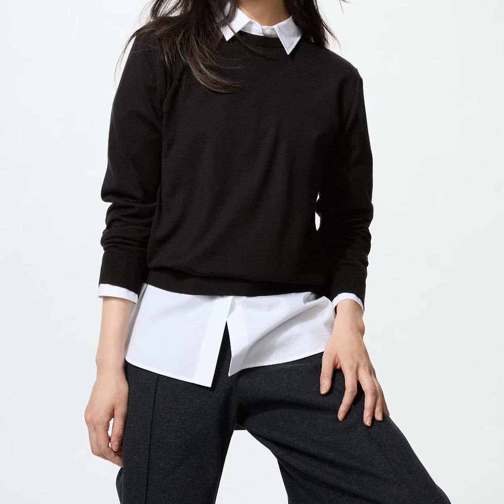 Thumbnail: UniQlo Merino Crew Neck Sweater 478330