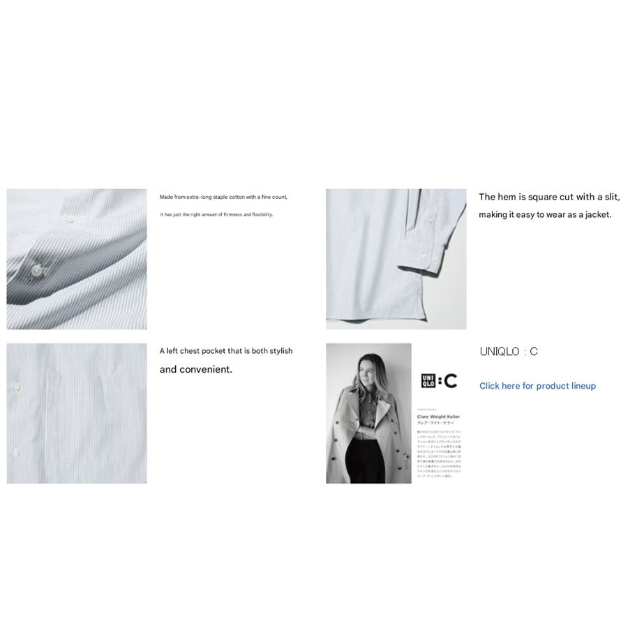Thumbnail: UniQlo Broad Oversized Shirt (Stripe) 480763