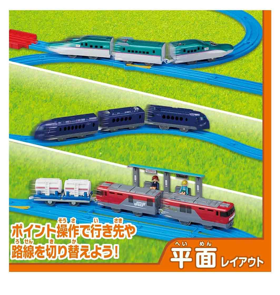 Thumbnail: Takara Tomy Plarail Deluxe Rail Kit: Run Awesome Trains with 20 Layouts!