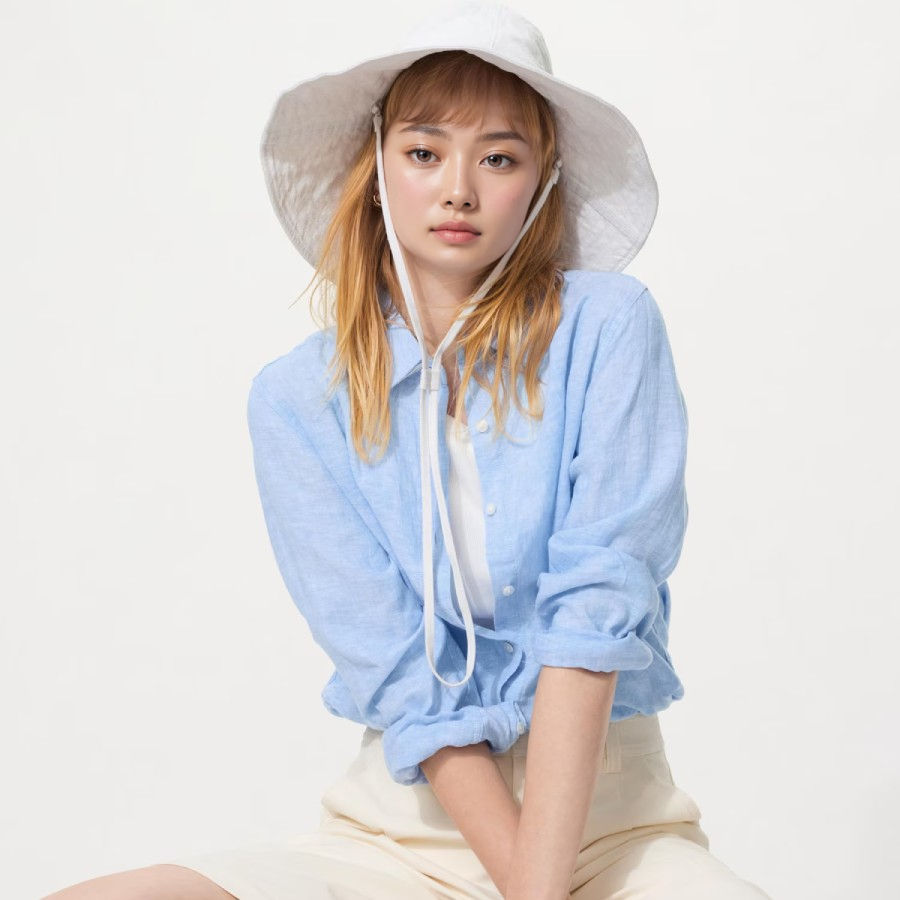 UniQlo UV Cut Wide Brim Hat 487006 Japan Best Brand