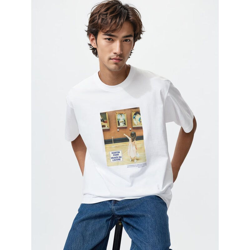 UniQlo Louvre Museum UT Relax Fit T-Shirt 486150 Japan best brand