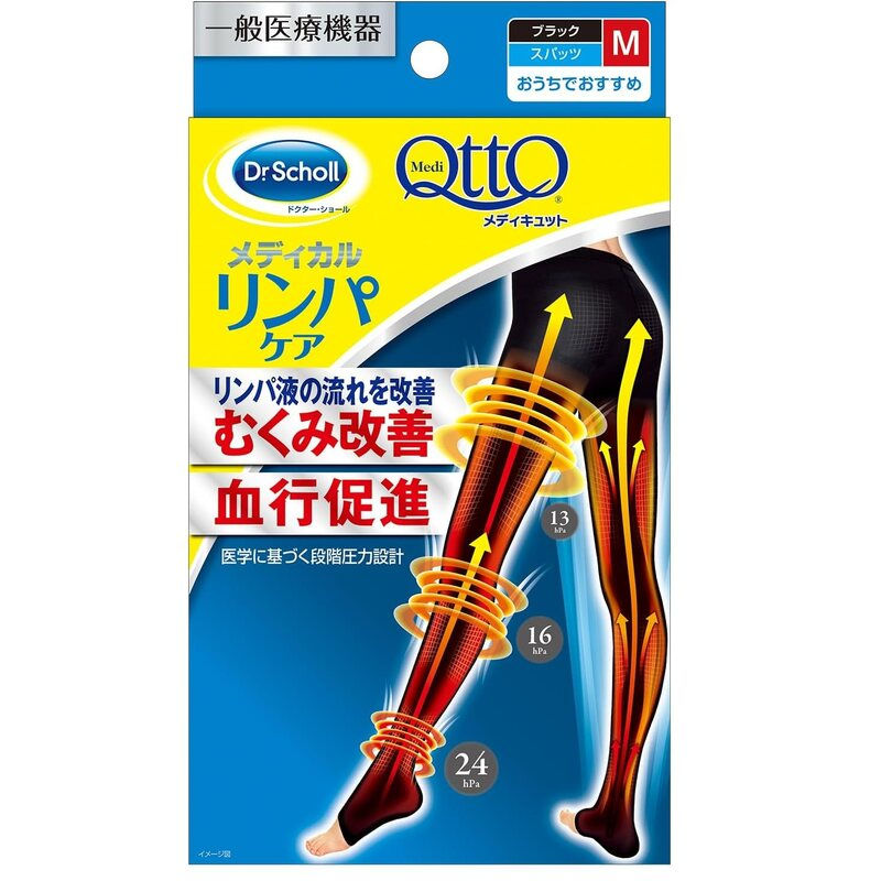 MediQtto Medical Lymphatic Care Compression Socks – Long Type