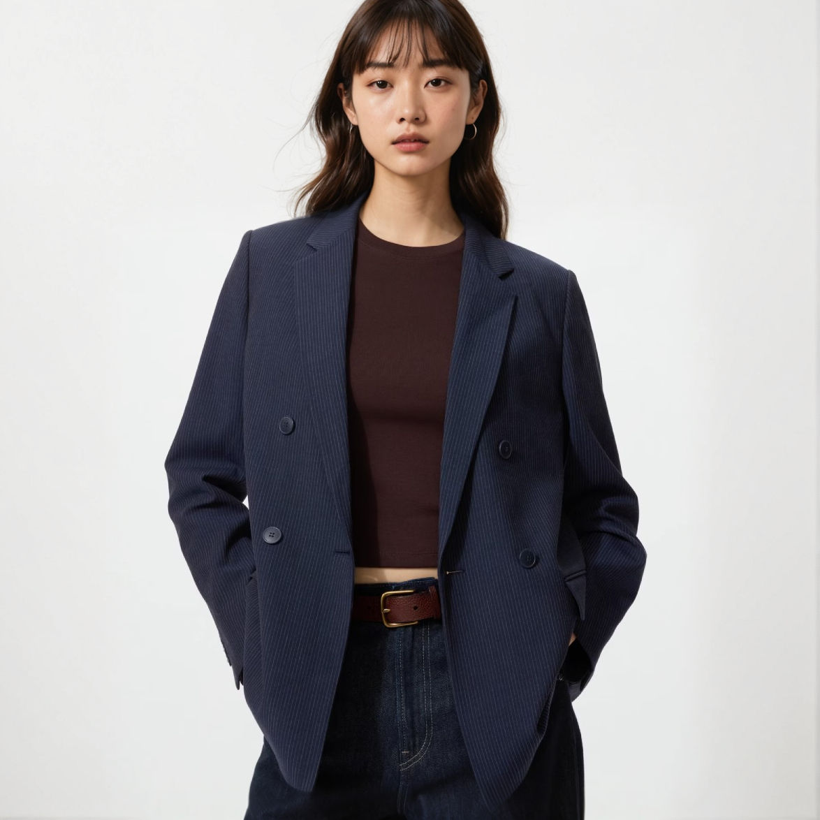 UniQlo Double-Breasted Jacket – 484252