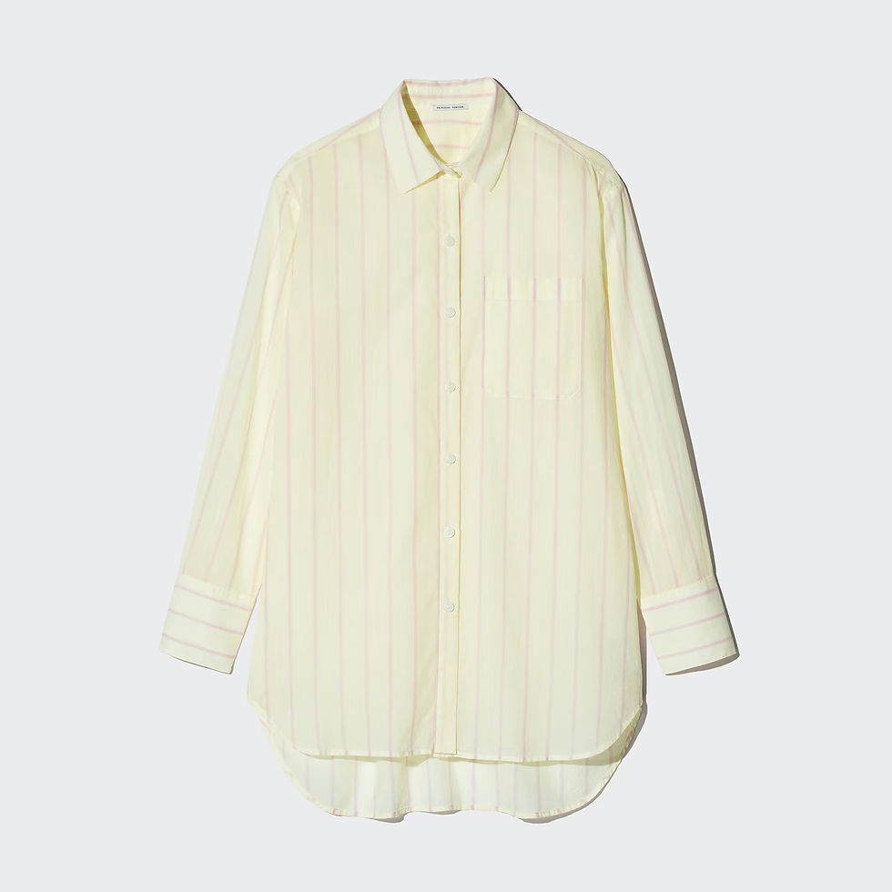 Thumbnail: UniQlo Cotton Long Shirt 484744 Japan Best Brand