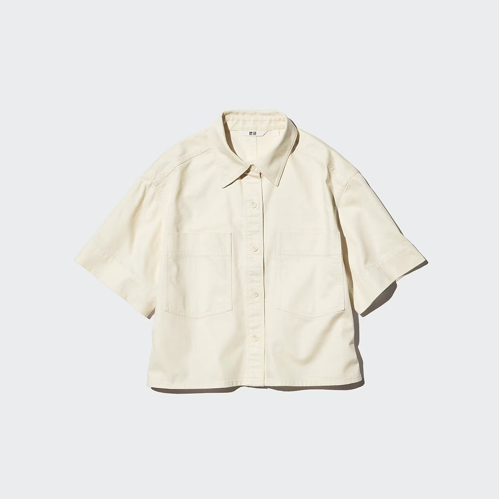 Thumbnail: U Denim Boxy Shirt / 5-Sleeve 483877 Japan best brand