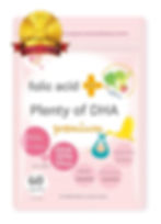 Folic Acid Supplement, Pregnancy, DHA, Lactic Acid Bacteria, 22 Types, Delivers Nutrition to the Intestine, Unscented Enteric