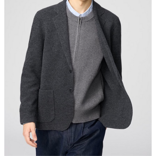 t.japan knit jacket グレー Knit Jacket 480812 | Japan Shop Fuji