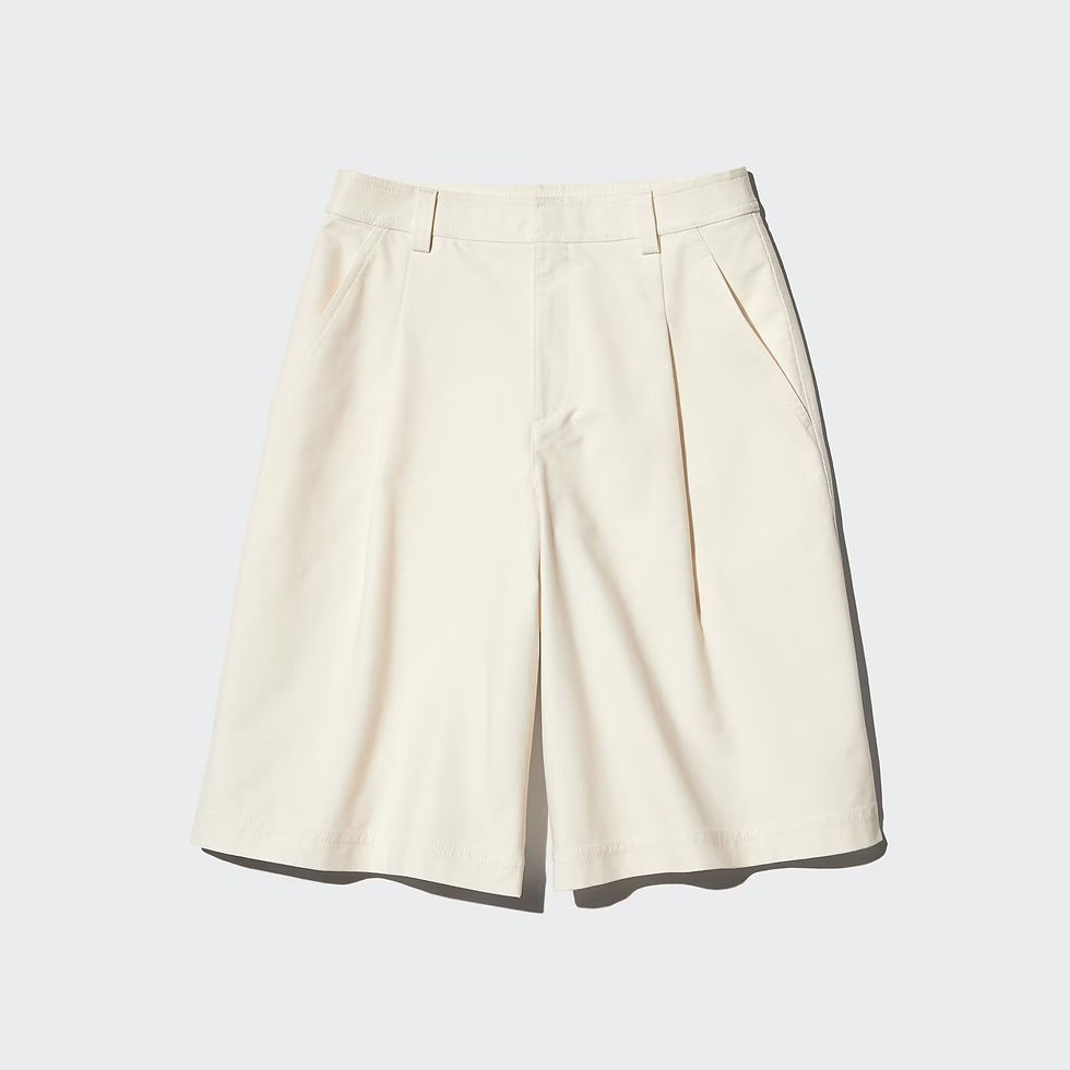 Thumbnail: UniQlo Jersey Tuck Half Pants 485178 japan best brand