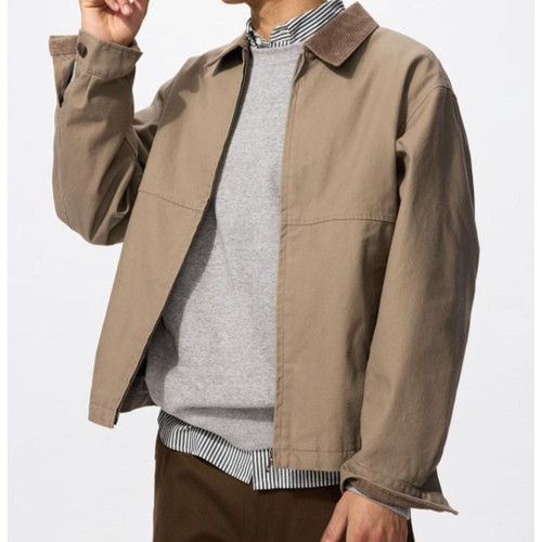 ジャケット・アウター ENFOLD TWO-WAY SHORT-BLOUSON Zip-Up Short Blouson 478230 | Japan Shop Fuji
