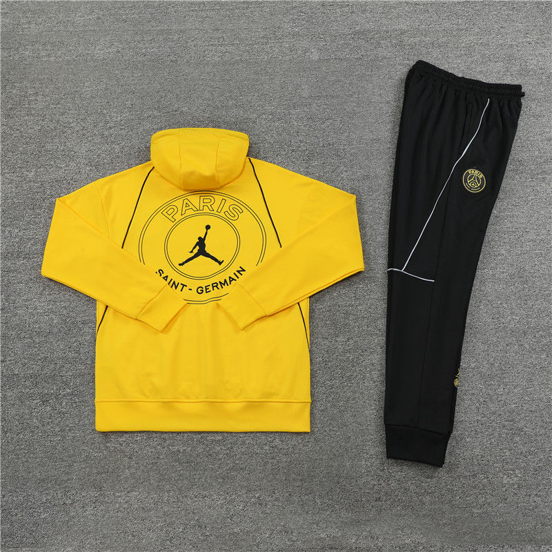 Thumbnail: PSG Yellow Black Hooded Tracksuita
