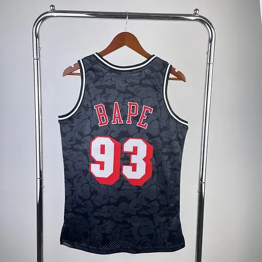 Thumbnail: BAPE X HEAT NBA JERSEY
