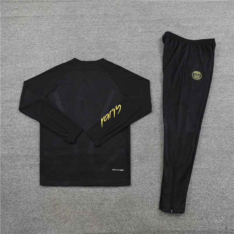 Thumbnail: PSG Black & Yellow 1/4 Zip Tracksuit
