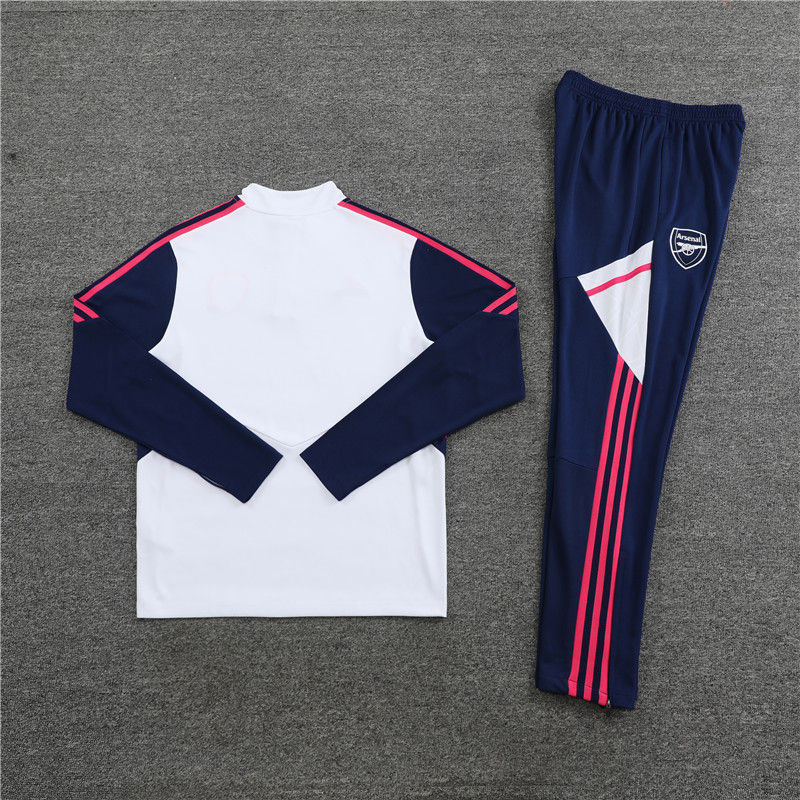 Thumbnail: Arsenal White Navy 1/4 Zip