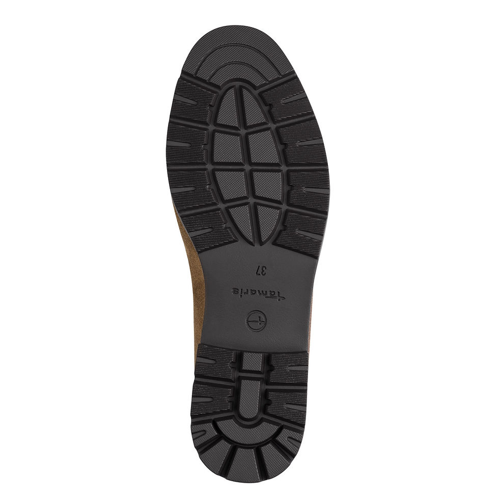 Thumbnail: Tamaris June loafer in camel suede 24230-45-310