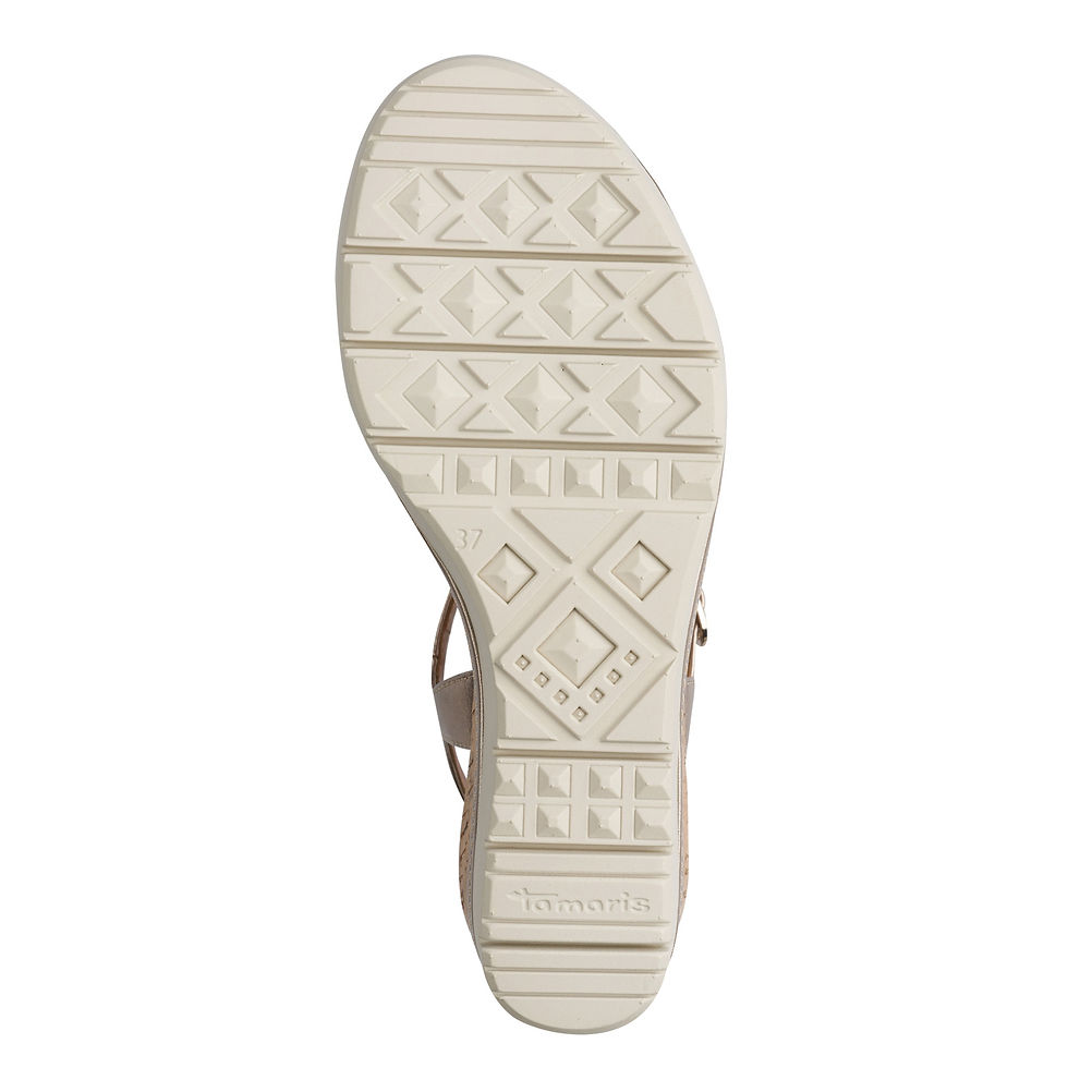 Thumbnail: Tamaris Kelly wedge sandal in glam bronze 28725-46-900