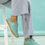 Thumbnail: Lunar Evie plimsoll in turquoise leather