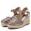 Thumbnail: Xti Estepona wedge sandal in silver