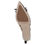 Thumbnail: Peter Kaiser Ibiza elegant slingback pump in off-white leather with brown pointed toe