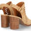 Thumbnail: ALPE SABRINA HEELED SANDAL IN SAND SUEDE