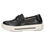 Thumbnail: Caprice Sloane slip on sneaker in black leather