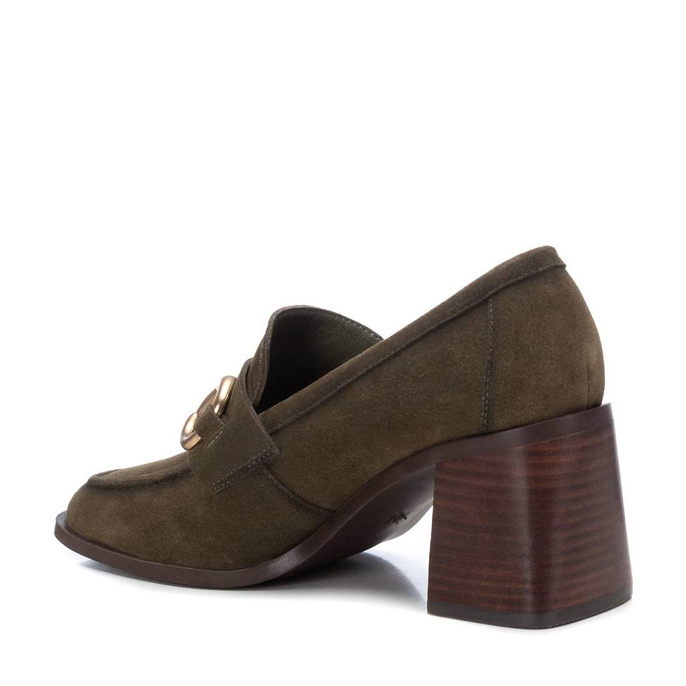 Thumbnail: CARMELA MARTINA COURT SHOE IN KHAKI SUEDE