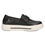 Thumbnail: Caprice Sloane slip on sneaker in black leather