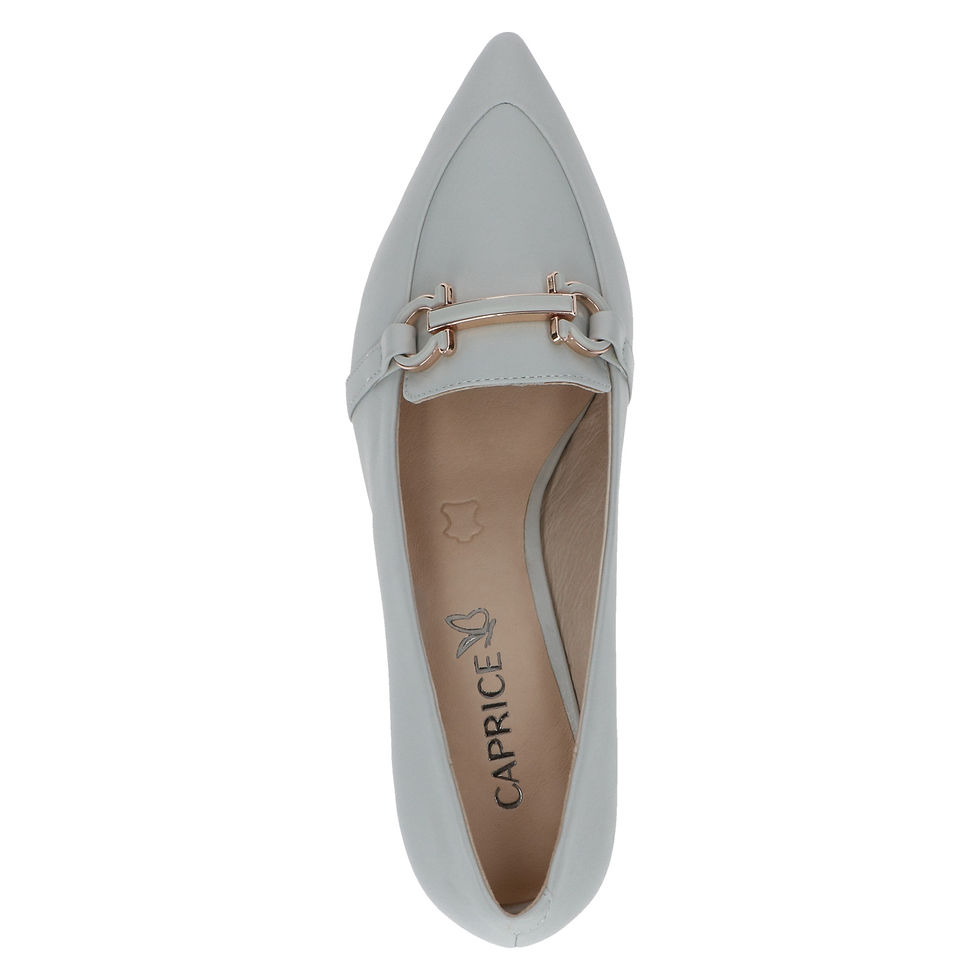 Thumbnail: CAPRICE VIENNA COURT SHOE IN LIGHT GREY