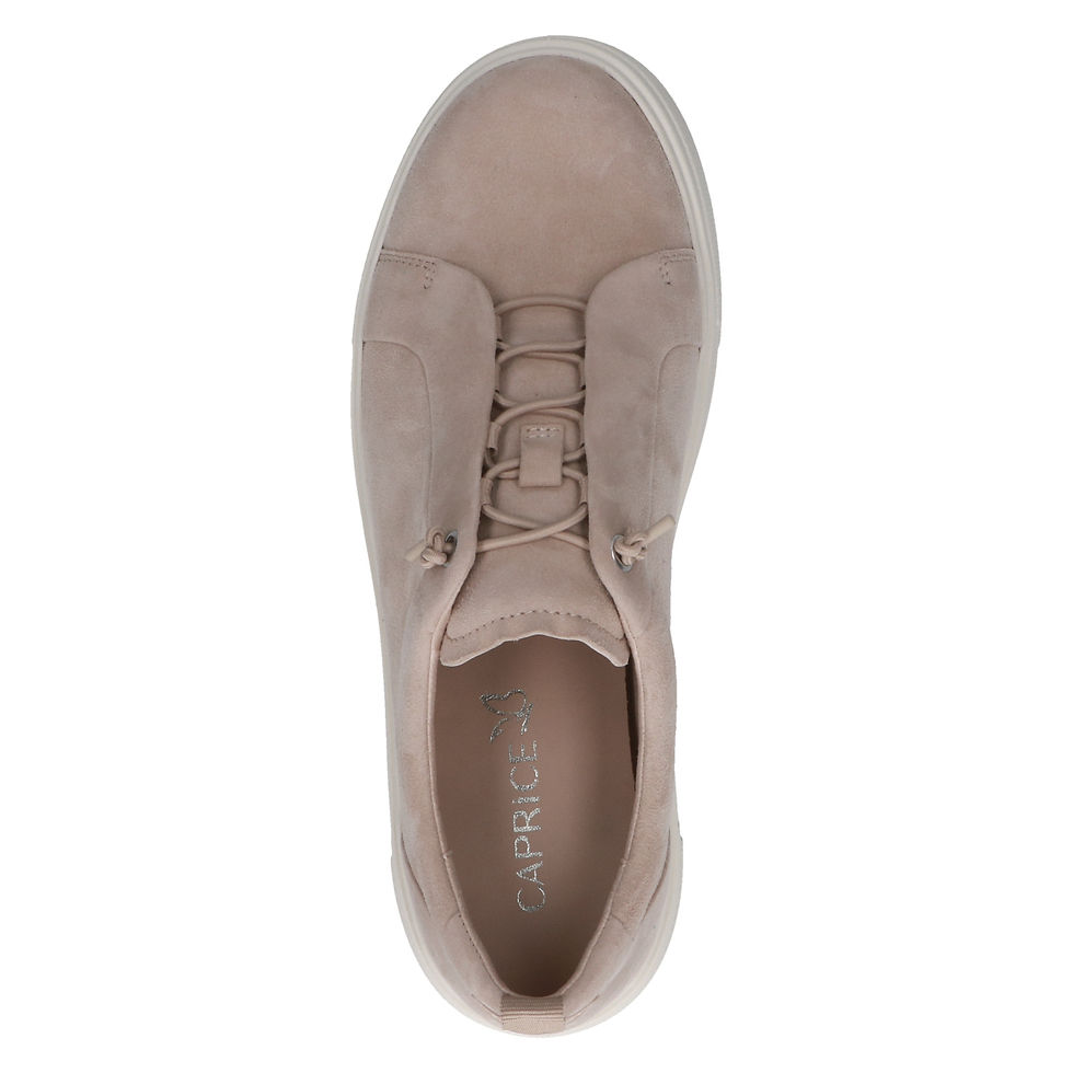 Thumbnail: CAPRICE LARISSA FASHION SNEAKER IN SAND SUEDE