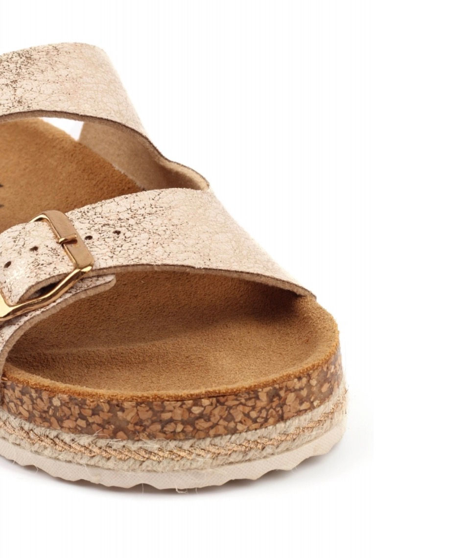 Thumbnail: Lunar Soda sandal in gold JLC006GD