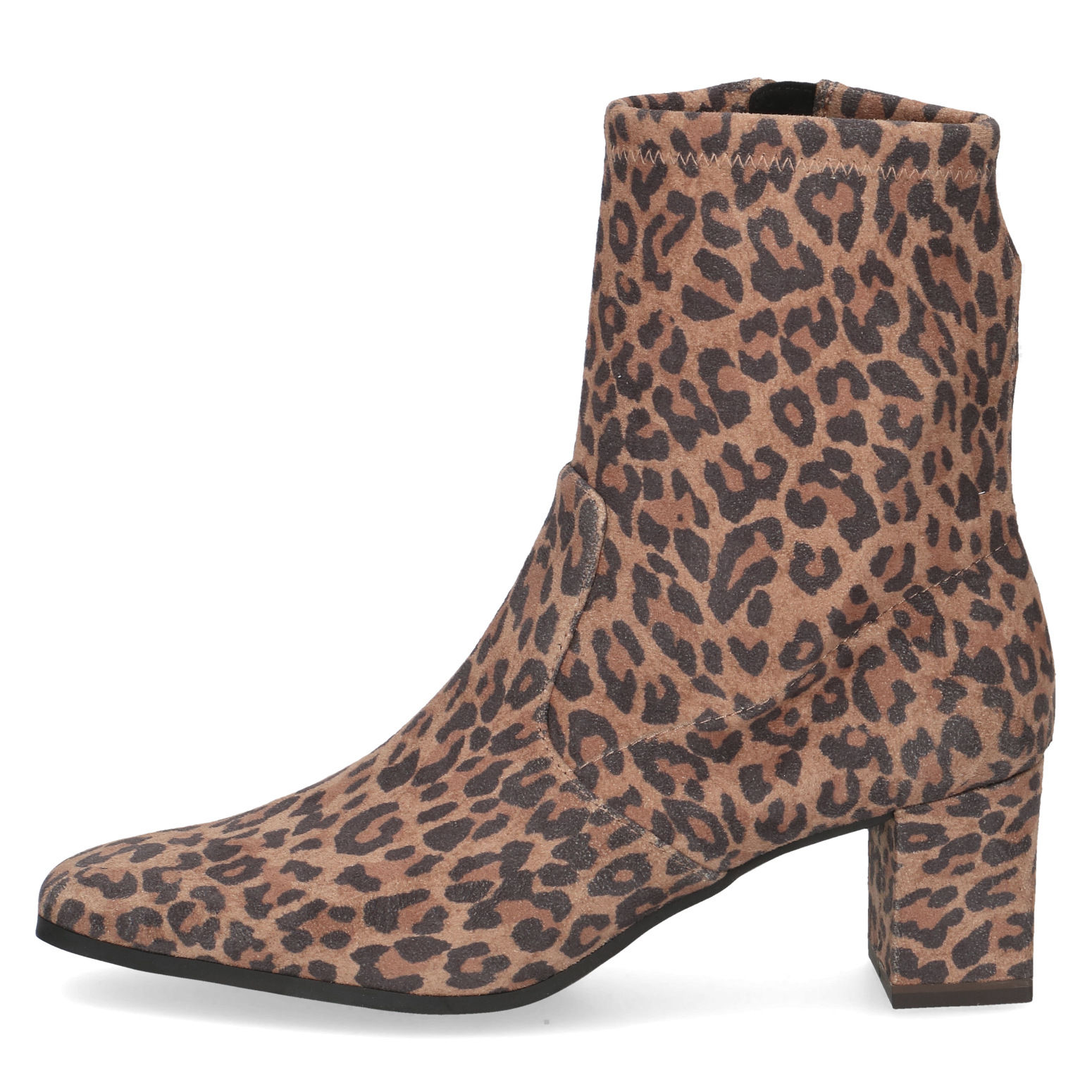 Caprice Jasmin stretch ankle boot in leopard