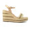 Thumbnail: Lunar Amanda glam wedge sandal in beige