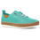 Thumbnail: Lunar Evie plimsoll in turquoise leather