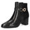 Thumbnail: Caprice Francesca ankle boot in black leather