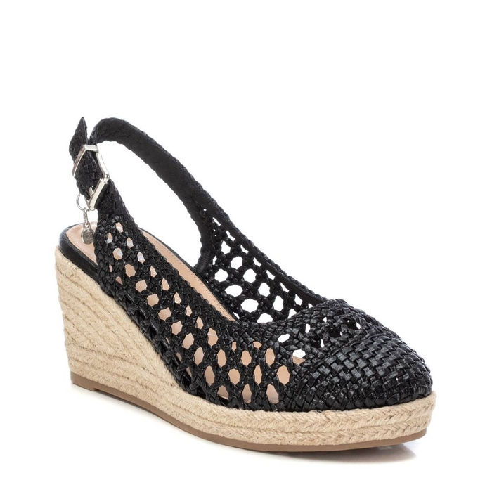 Thumbnail: XTI ROCIO WEDGE ESPADRILLE IN BLACK
