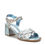 Thumbnail: Carmela Olivia block heel sandal in blue metallic leather