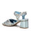 Thumbnail: Carmela Olivia block heel sandal in blue metallic leather
